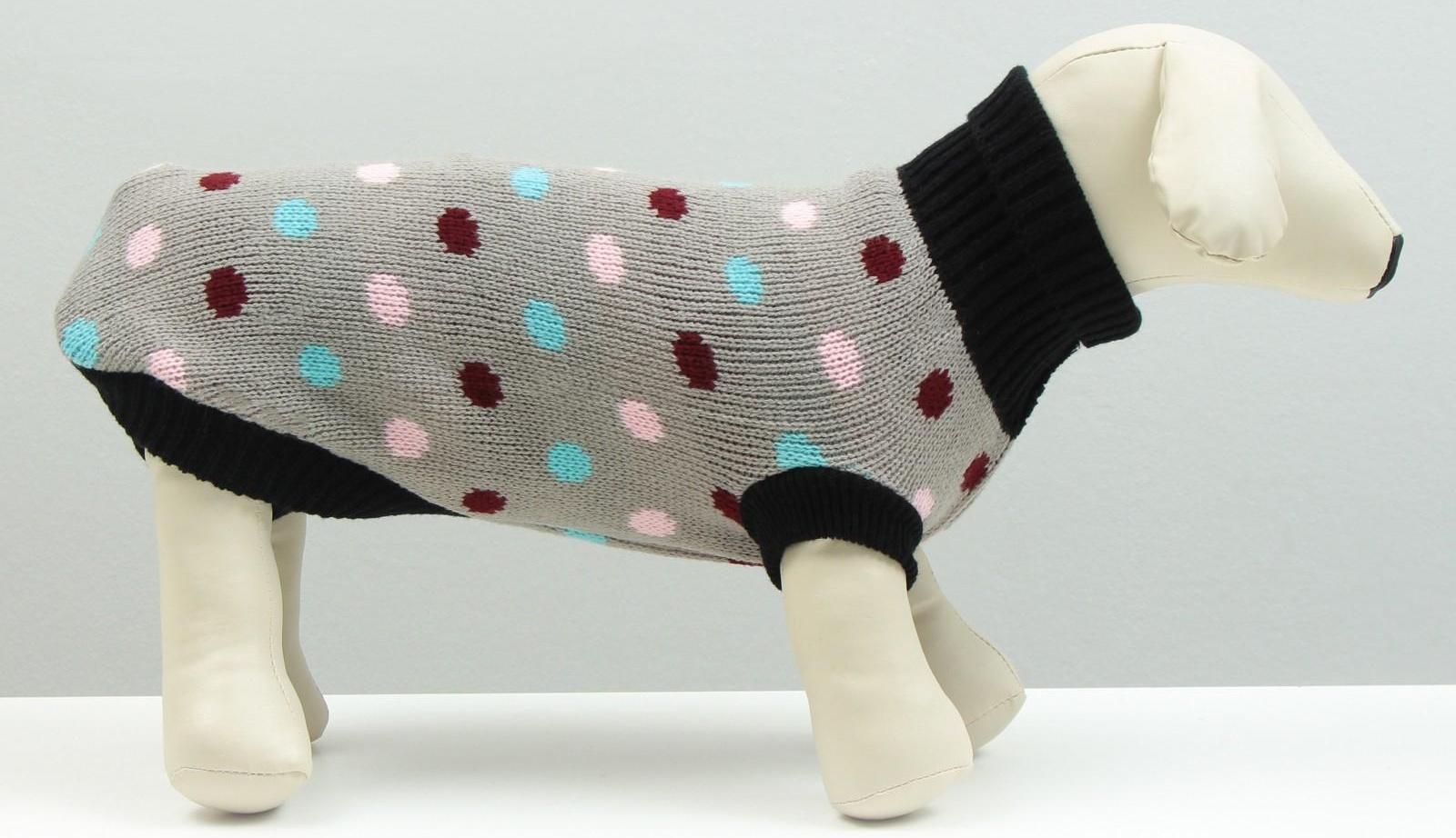 Свитер, размер 16 (ДС 45-60, ОШ 20-37, ОГ 37-52 см), микс расцветок