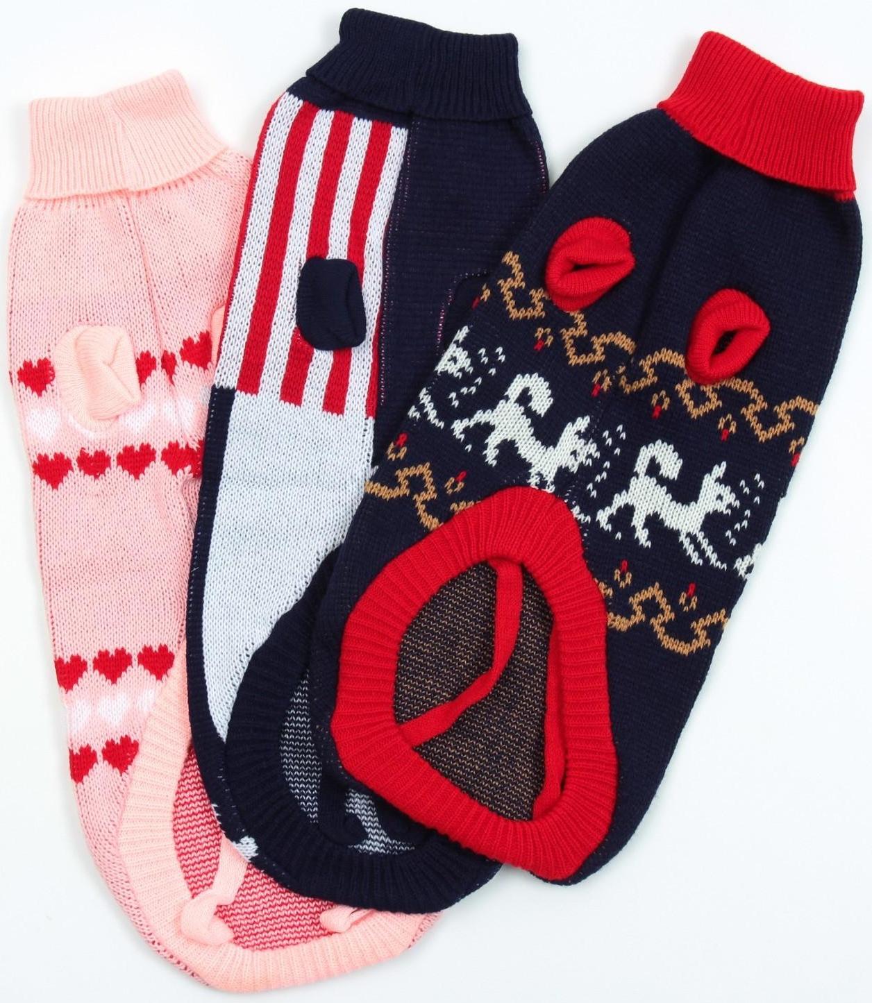 Свитер, размер 18 (ДС 50-65, ОШ 22-37, ОГ 38-53 см), микс расцветок