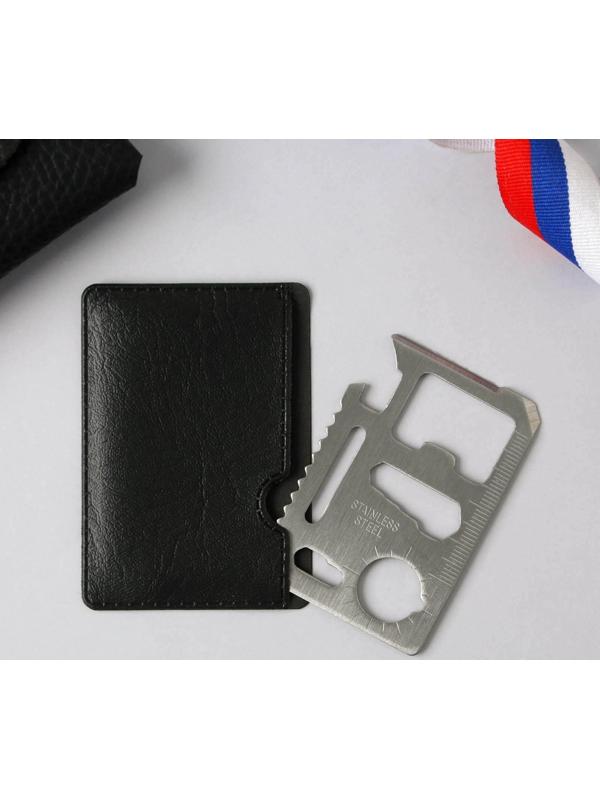 Нож-мультитул «Настоящему герою», 4,5 х 6,7 см