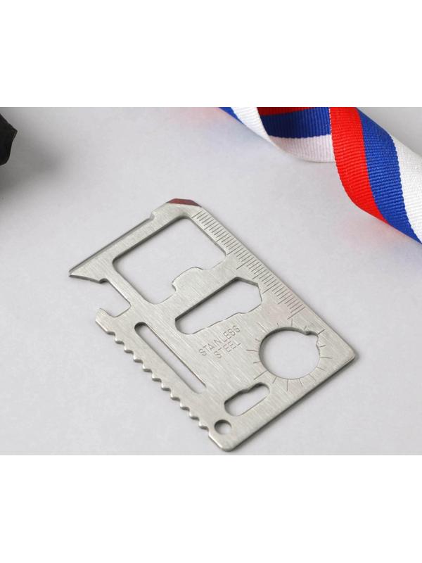 Нож-мультитул «Настоящему герою», 4,5 х 6,7 см