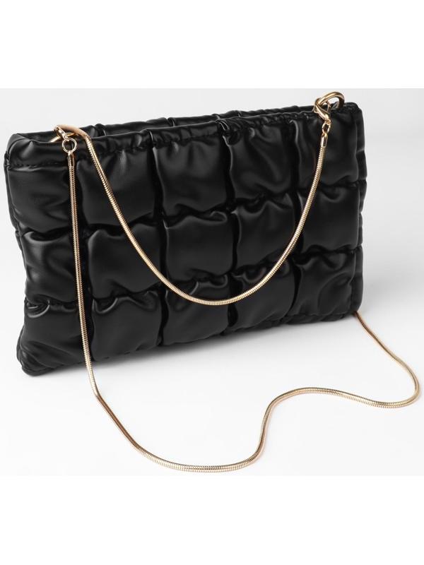 Цепочка для сумки, с карабинами, железная, 3 мм, 120 см, цвет золотой