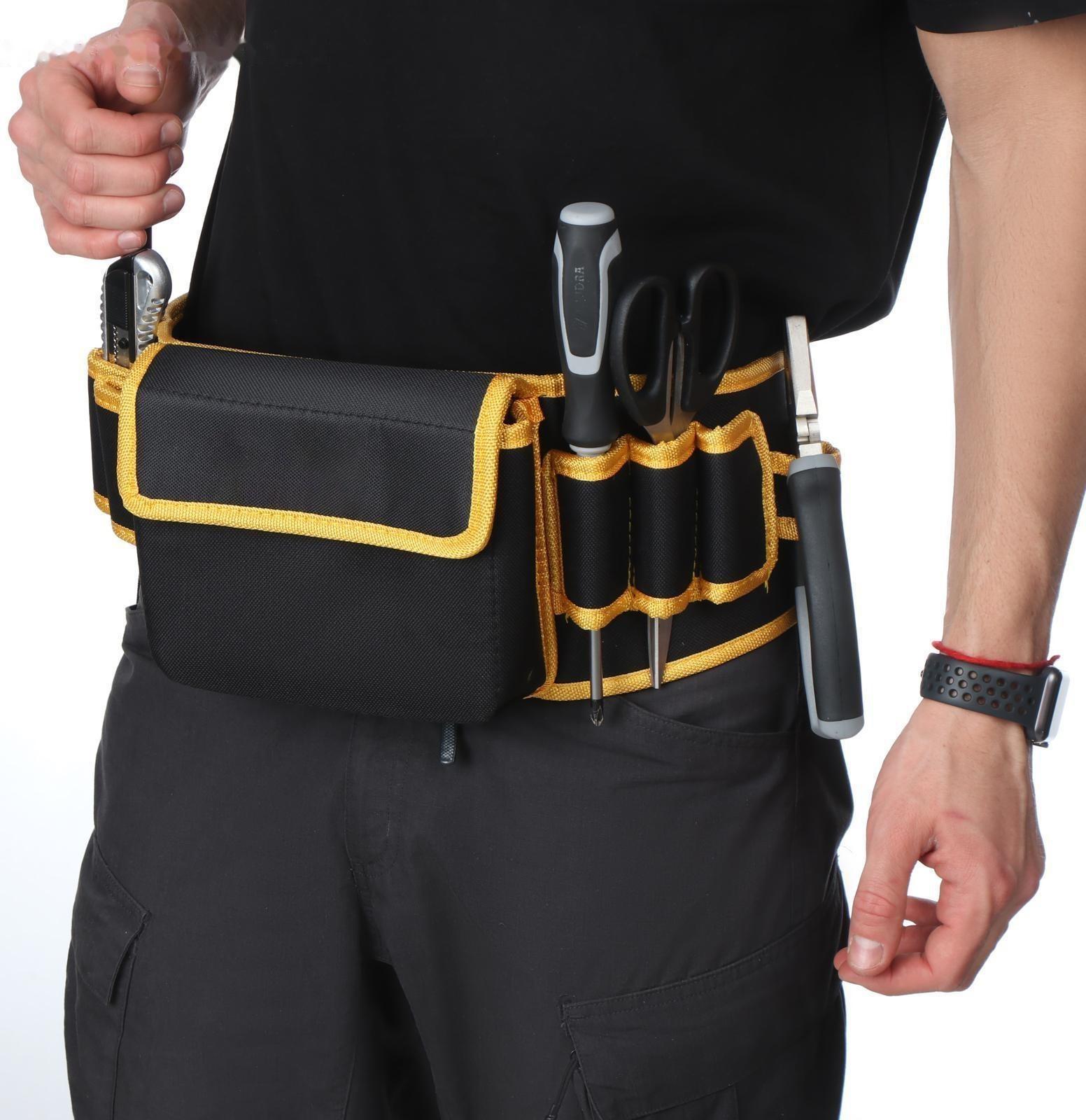 Поясная сумка для садового инструмента, на ремне, 8 карманов