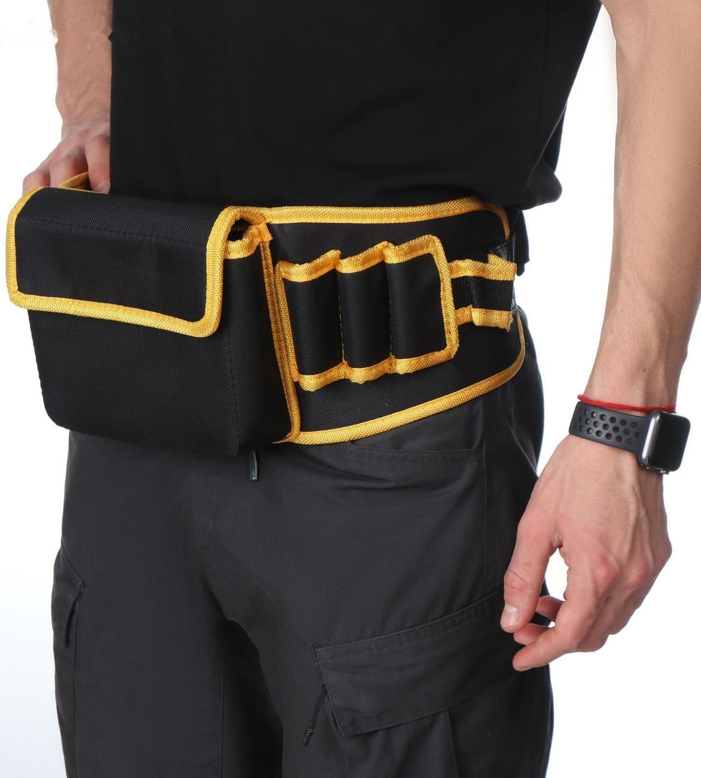 Поясная сумка для садового инструмента, на ремне, 8 карманов