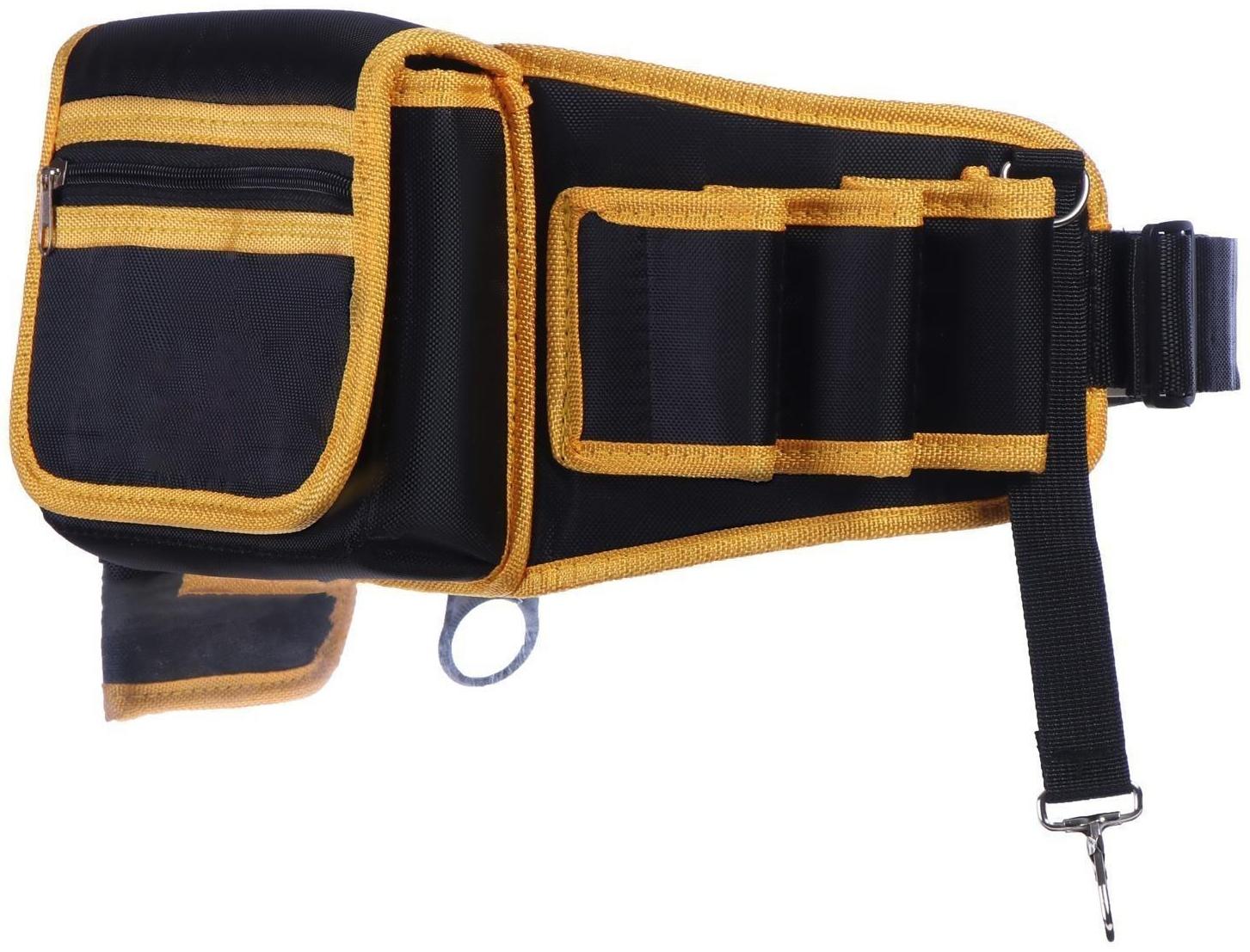 Поясная сумка для садового инструмента, на ремне, 6 карманов