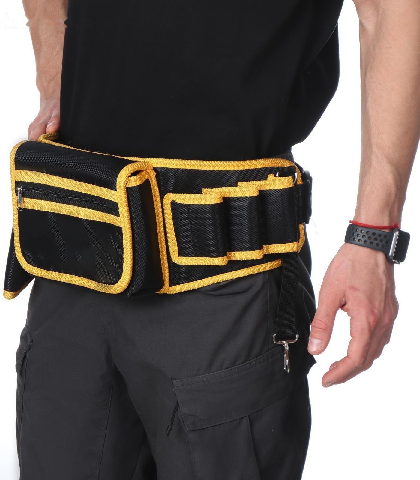 Поясная сумка для садового инструмента, на ремне, 6 карманов