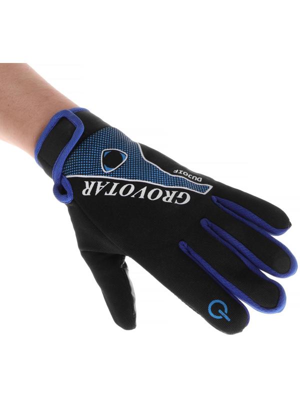 Перчатки мотоциклетные, межсезонные, одноразмерные, черно-синий