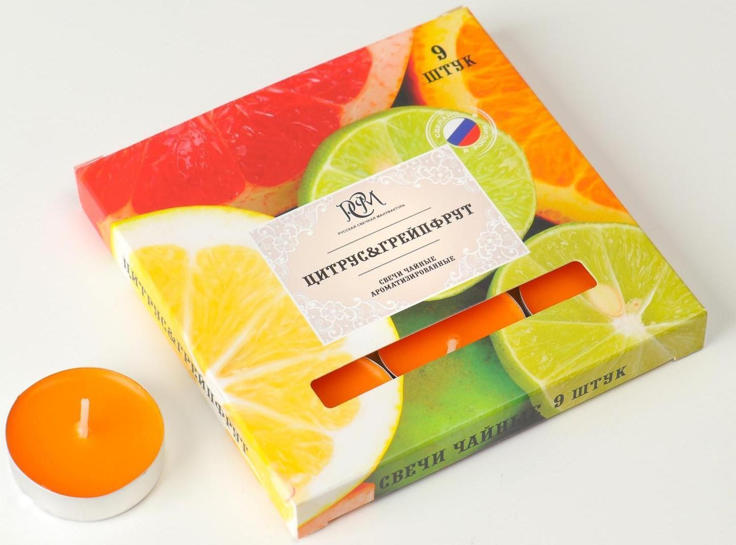 Набор чайных свечей ароматических 