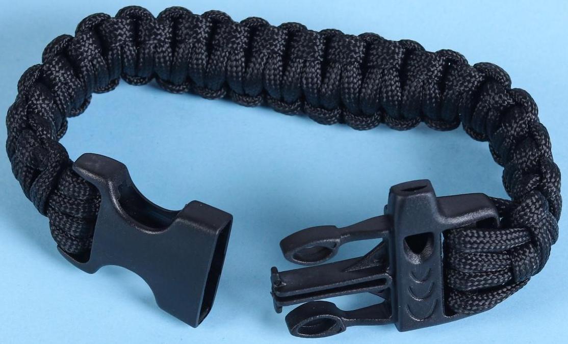 Набор для выживания 4в1 (паркорд, карта выживания, столовые приборы, компас)