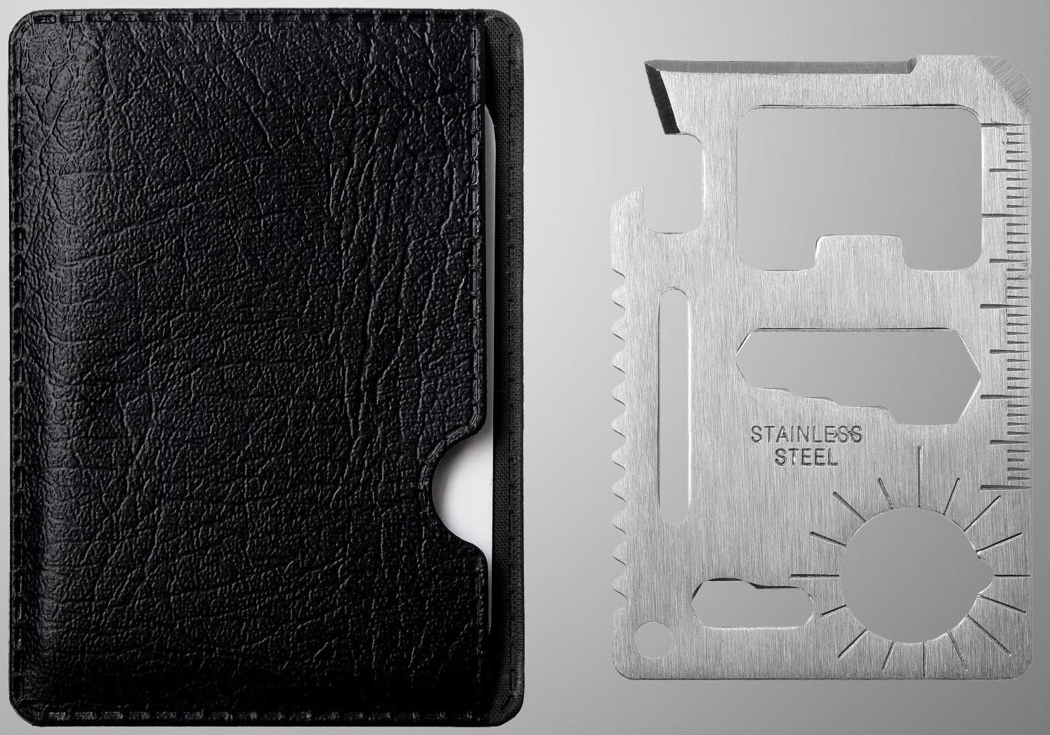 Набор для выживания 4в1 (нож швейцарский, карта выживания, паракорд, компас)