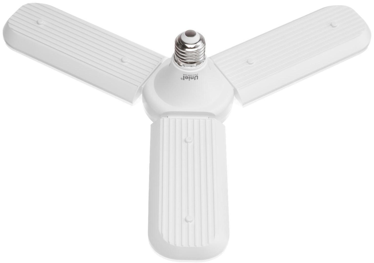 Фитолампа светодиодная Uniel, Р65, Е27, 24 Вт, 240 В, складная, мультиспектральная