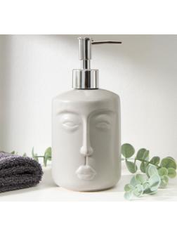 Дозатор для жидкого мыла «Тотем», 330 мл, цвет серый