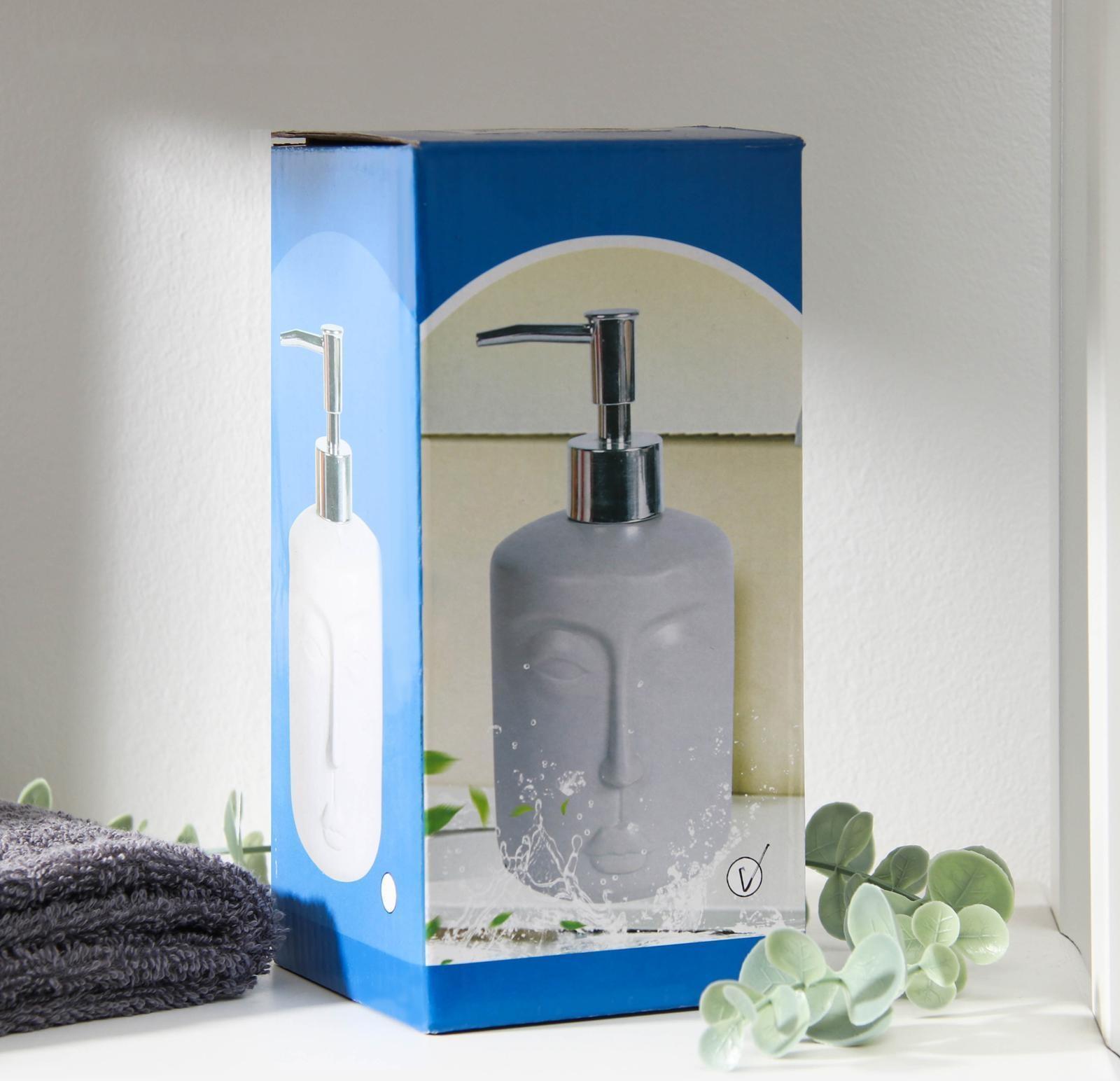 Дозатор для жидкого мыла «Тотем», 330 мл, цвет белый