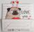 Пакет подарочный «Love you», 25 × 26 × 10 см