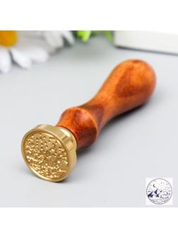 Печать для сургуча с деревянной ручкой 