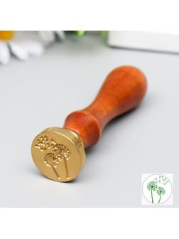 Печать для сургуча с деревянной ручкой 