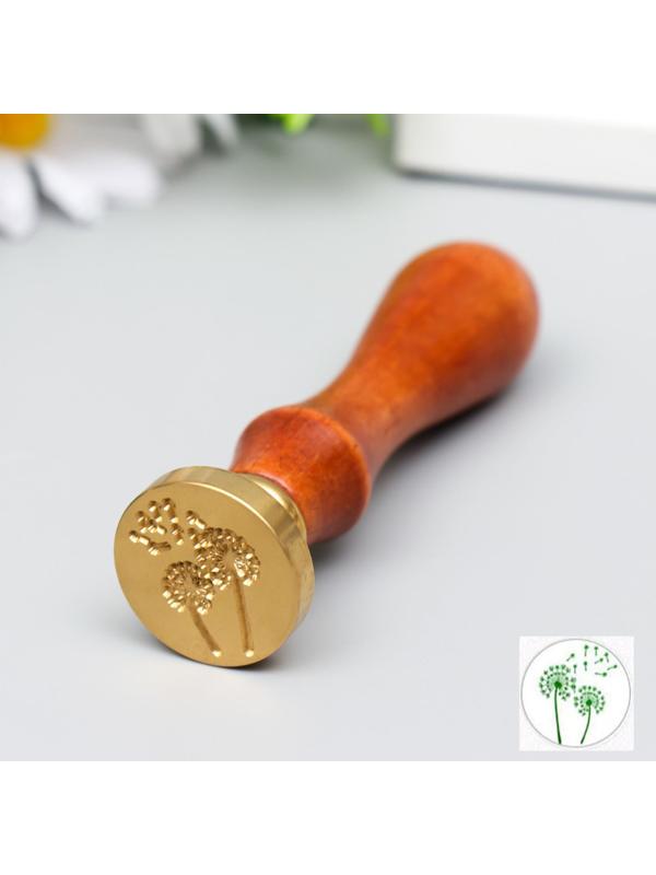 Печать для сургуча с деревянной ручкой 