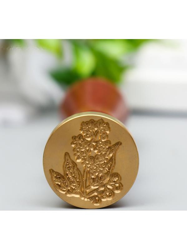 Печать для сургуча с деревянной ручкой 