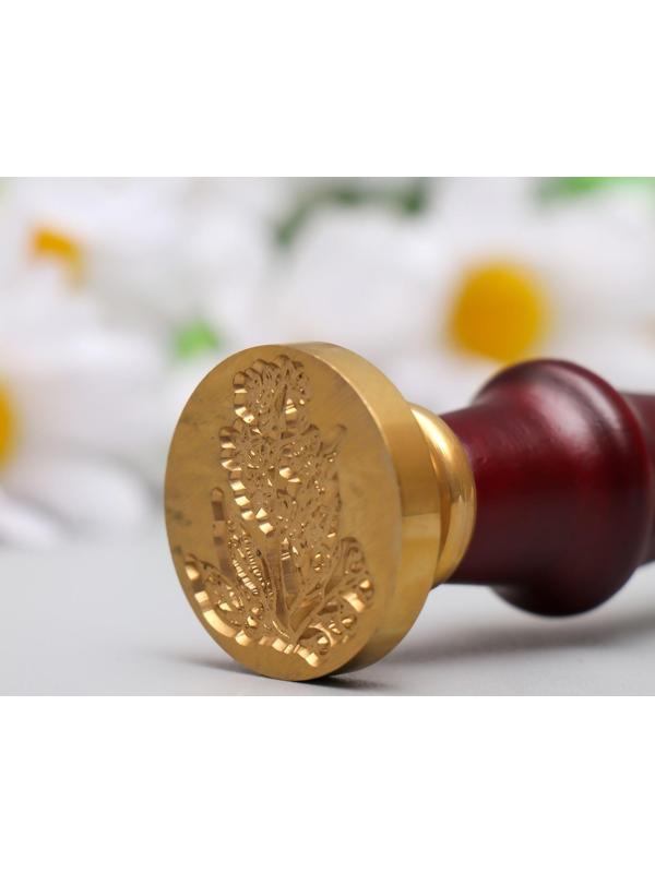 Печать для сургуча с деревянной ручкой 