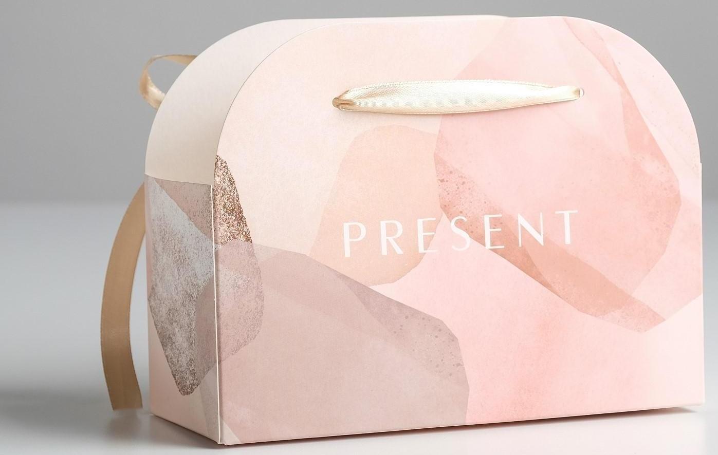 Переноска для цветов складная Present, 17 × 13 × 7 см