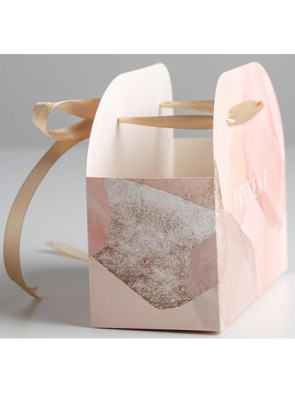 Переноска для цветов складная Present, 17 × 13 × 7 см