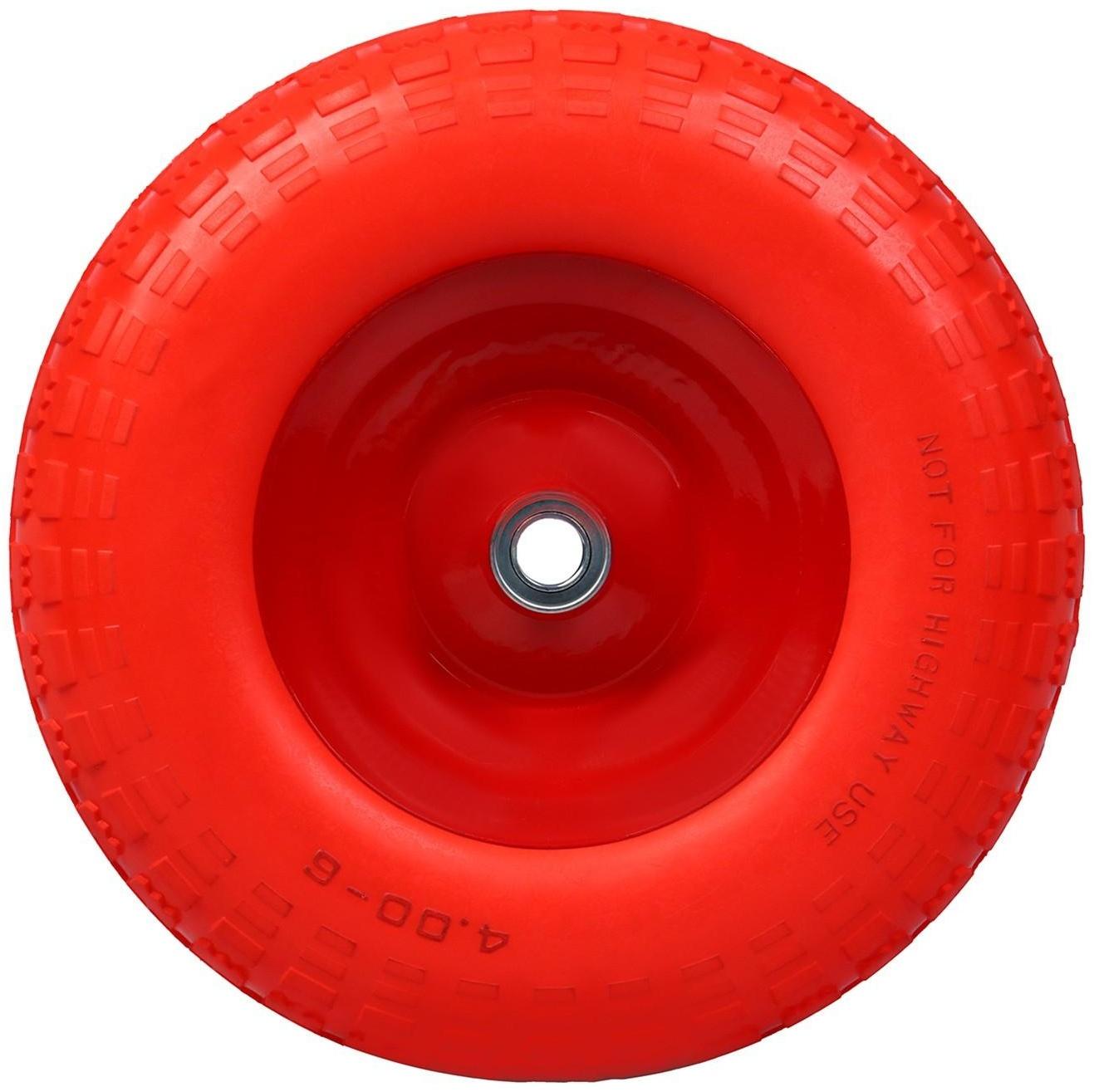 Колесо полиуретановое, d = 330 мм, ступица: диаметр 20 мм, длина 80 мм