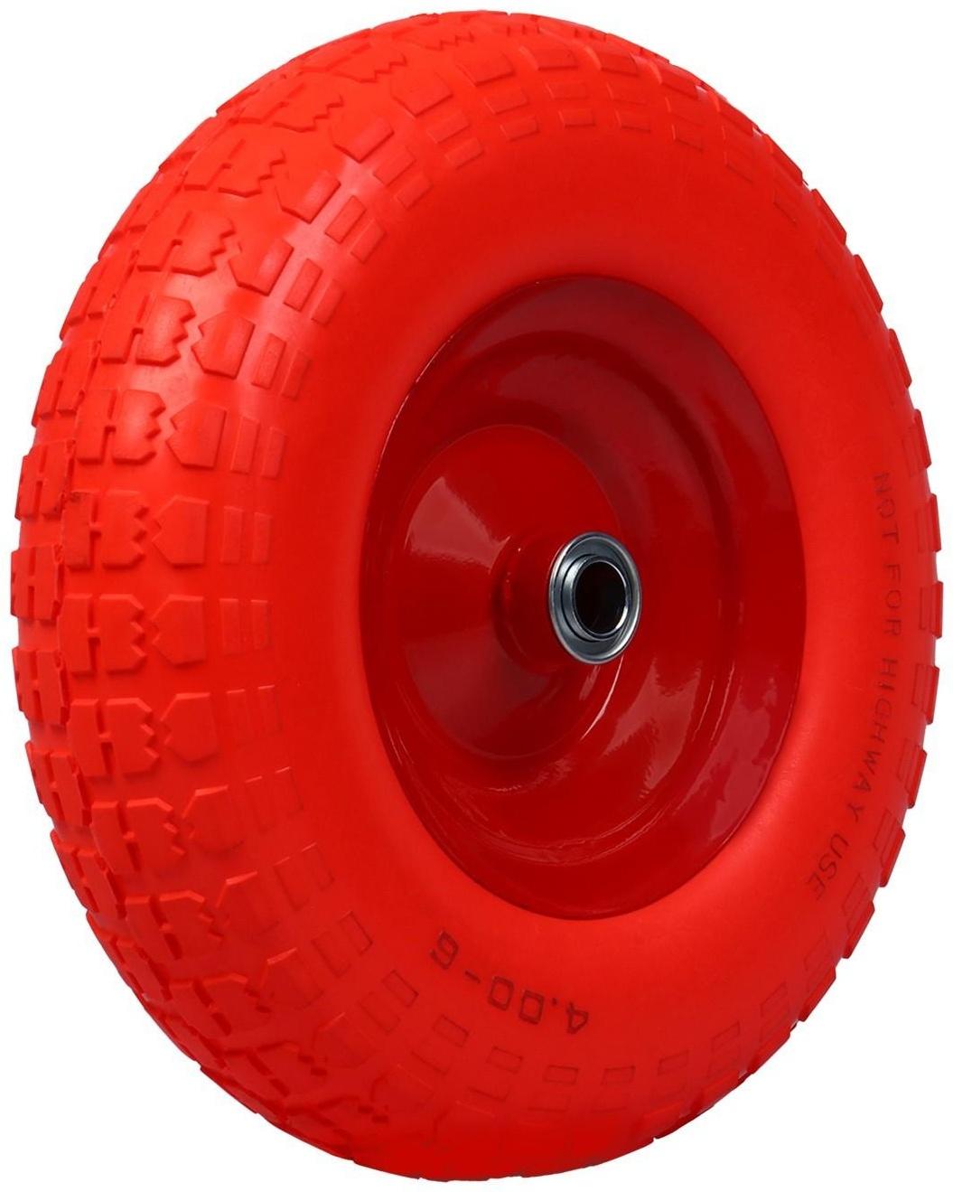 Колесо полиуретановое, d = 330 мм, ступица: диаметр 20 мм, длина 80 мм