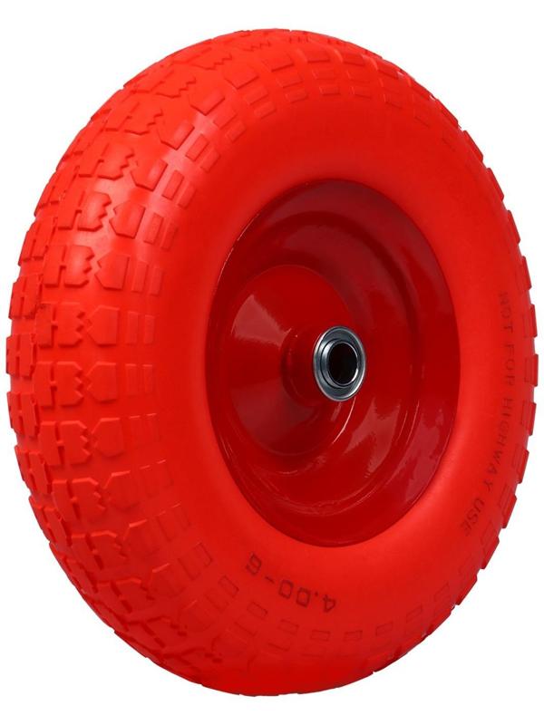 Колесо полиуретановое, d = 330 мм, ступица: диаметр 20 мм, длина 80 мм