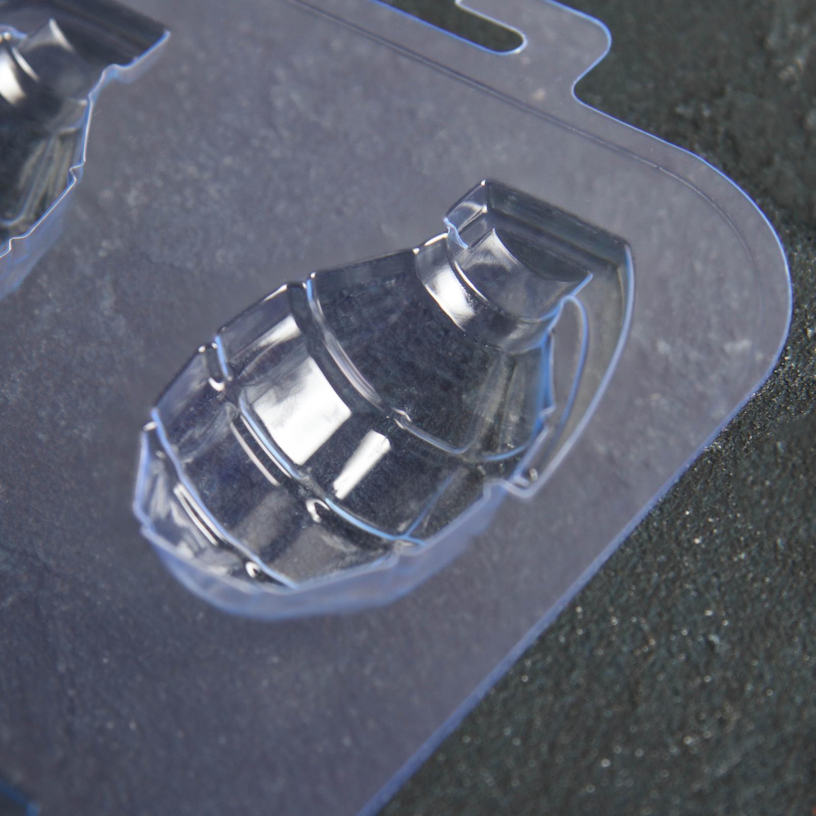 Форма для шоколада и конфет «Лимонка двойная», цвет прозрачный