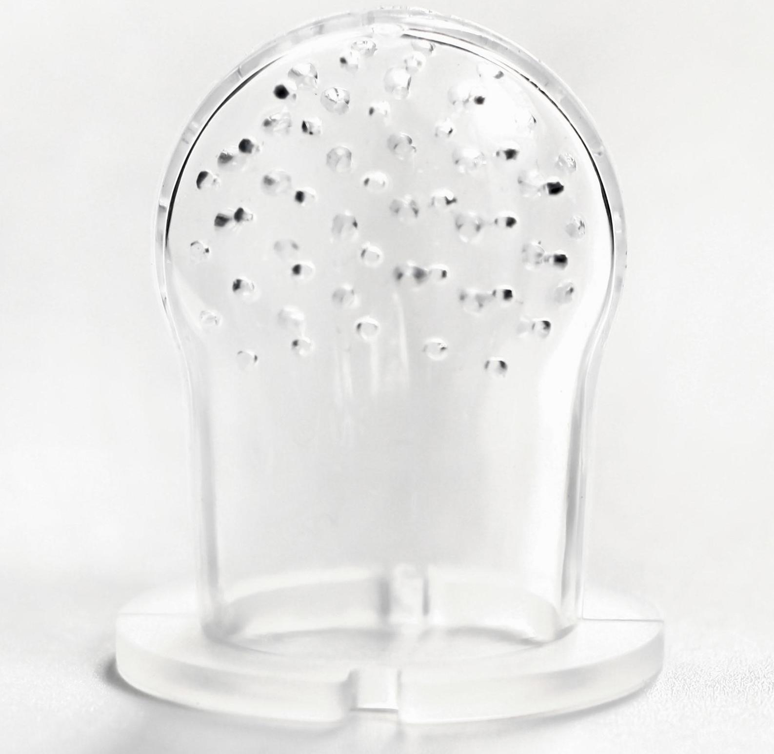 Ниблер для прикорма, с силиконовой сеточкой Rock baby, цвет черный+белый