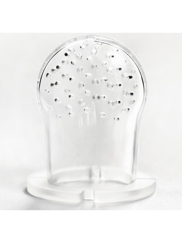 Ниблер для прикорма, с силиконовой сеточкой Rock baby, цвет черный+белый