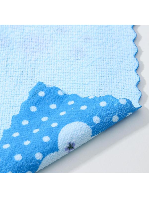 Салфетка микрофибра Доляна «Полевые цветы», 29×29 см, цвет МИКС