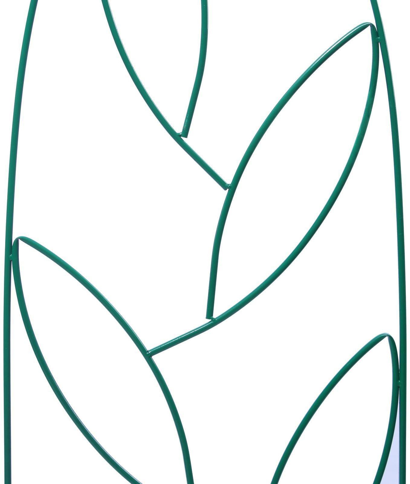 Шпалера, 160 × 60 × 1 см, металл, зелёная, «Свежесть»