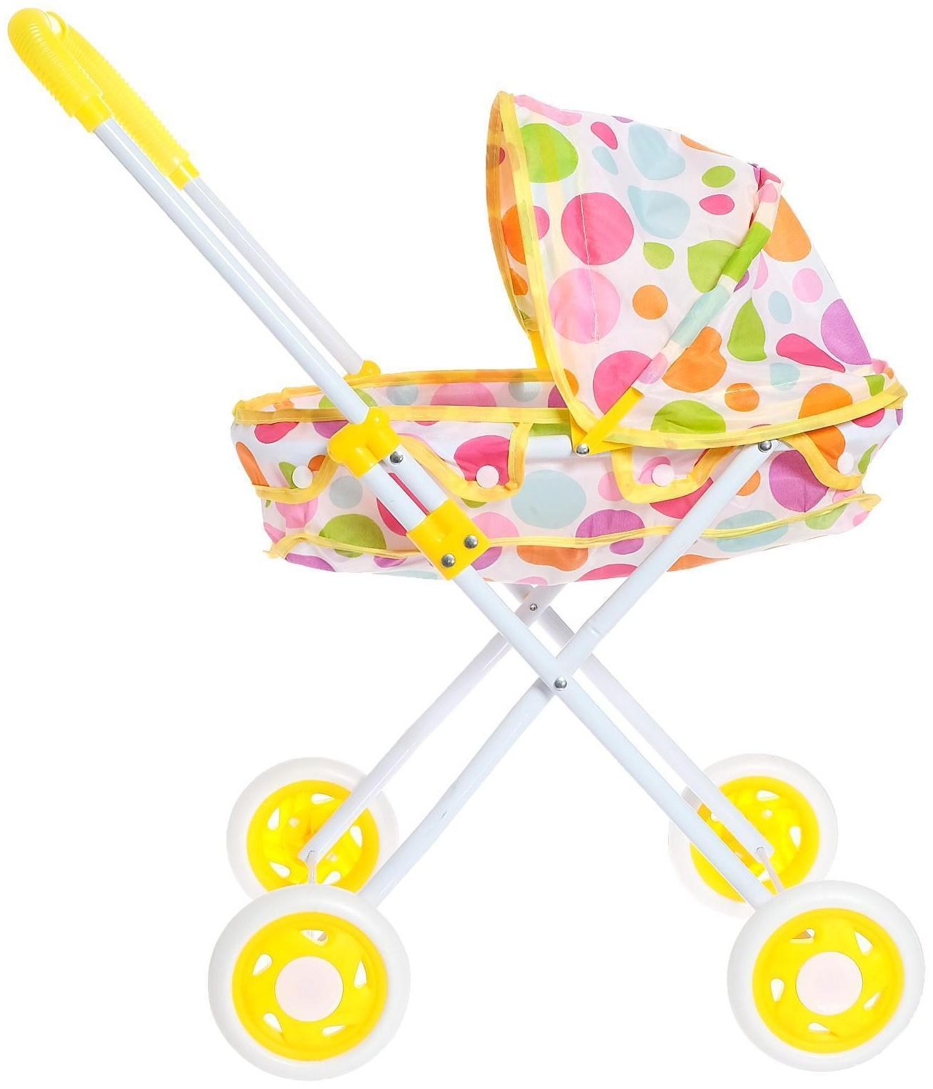 Коляска универсальная для кукол, металлический каркас