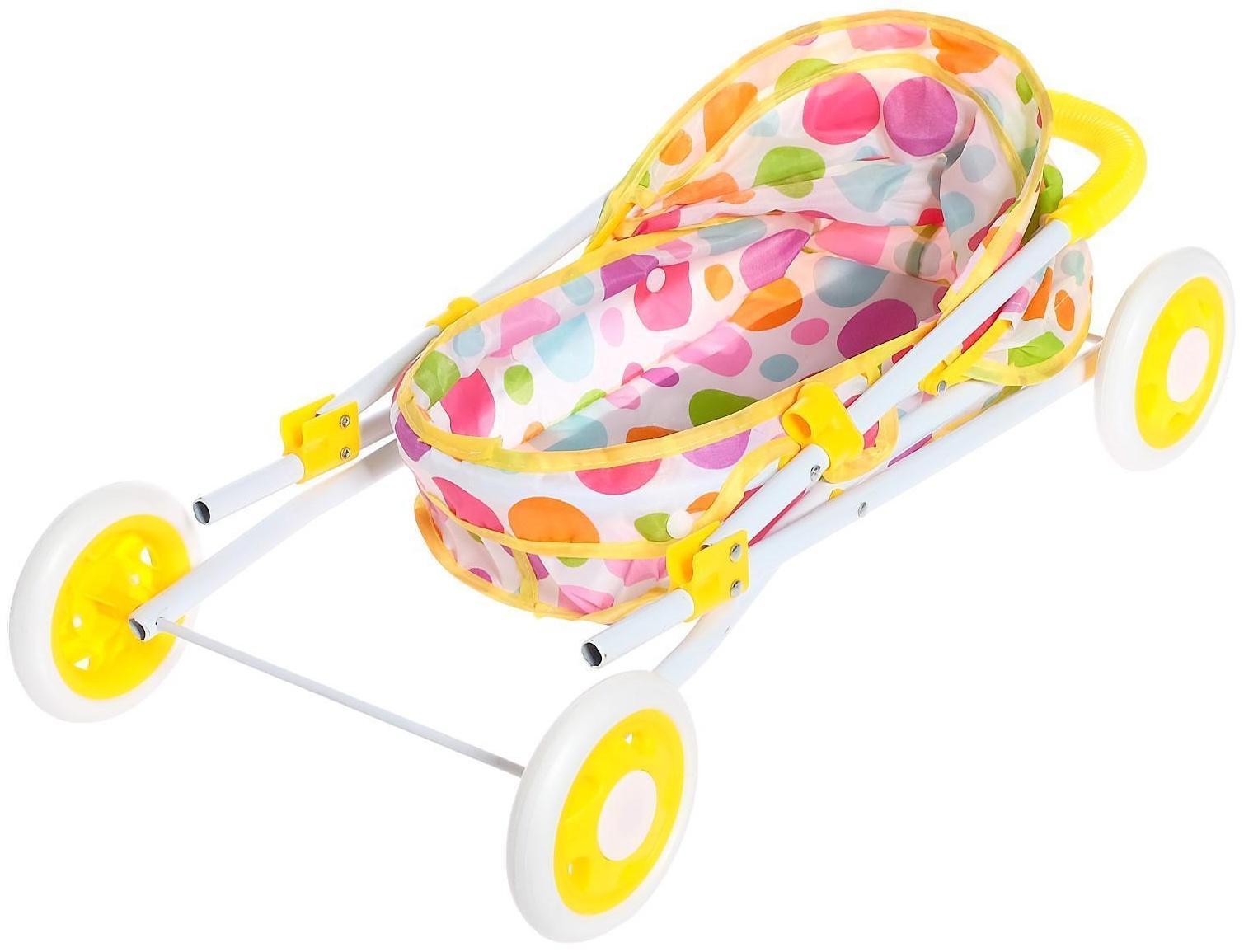 Коляска универсальная для кукол, металлический каркас