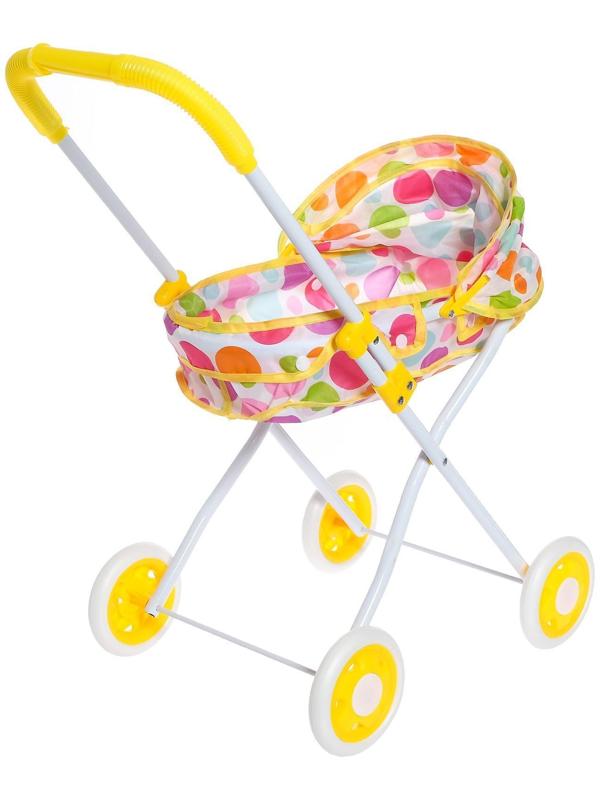 Коляска универсальная для кукол, металлический каркас