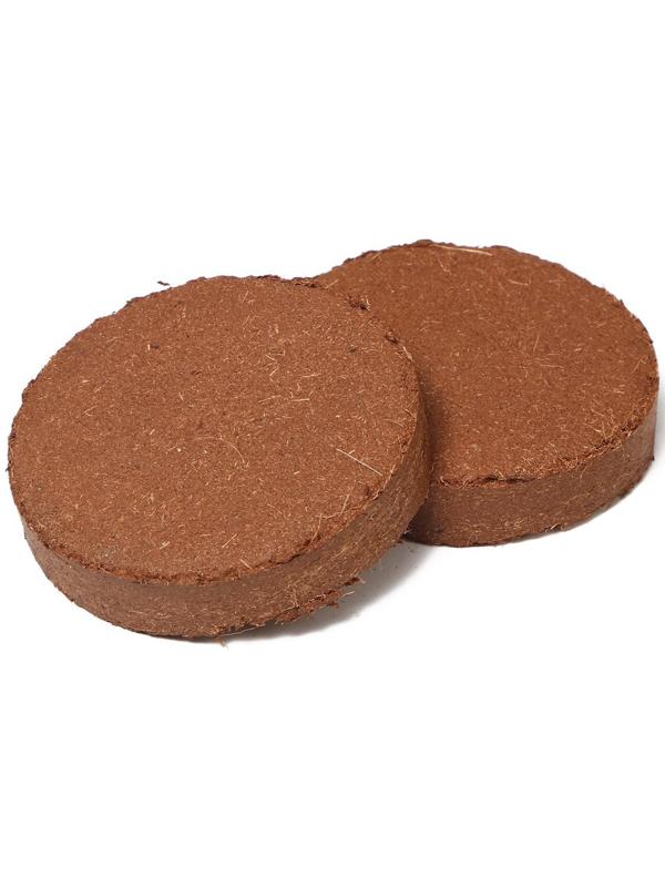 Таблетки кокосовые, d = 10 см, набор 5 шт., без оболочки, Greengo