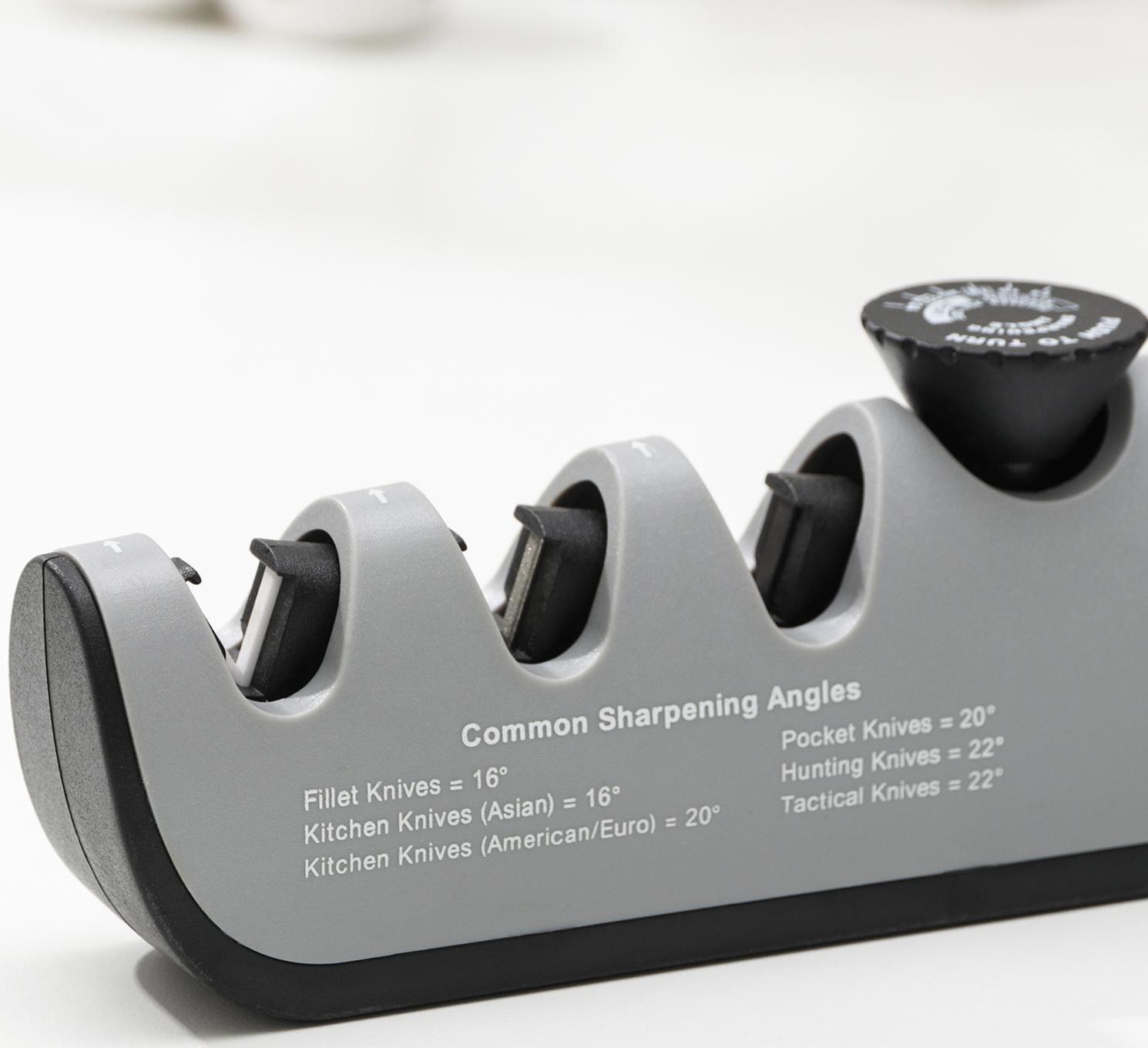 Точилка Hi-tech, 4 в 1, с регулятором угла заточки, цвет МИКС