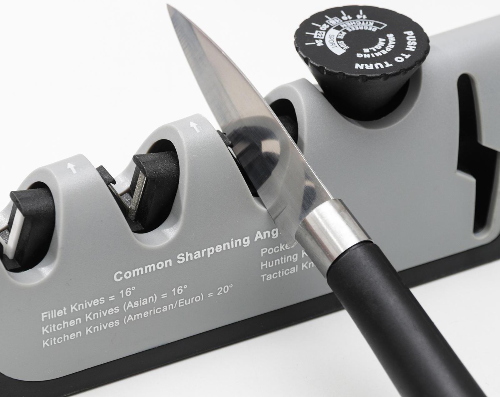 Точилка Hi-tech, 4 в 1, с регулятором угла заточки, цвет МИКС