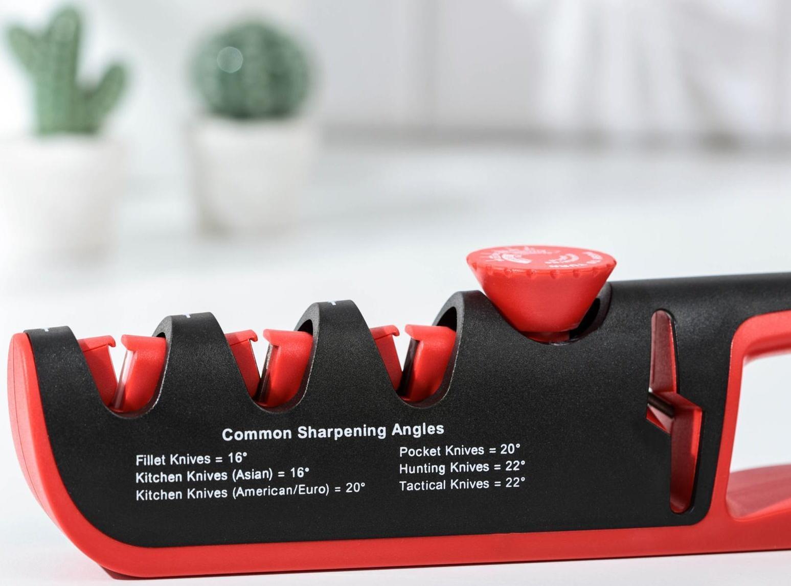 Точилка Hi-tech, 4 в 1, с регулятором угла заточки, цвет МИКС