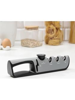 Точилка Hi-tech, 4 в 1, с регулятором угла заточки, цвет МИКС