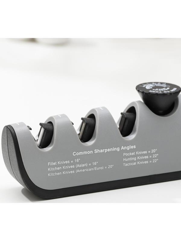 Точилка Hi-tech, 4 в 1, с регулятором угла заточки, цвет МИКС