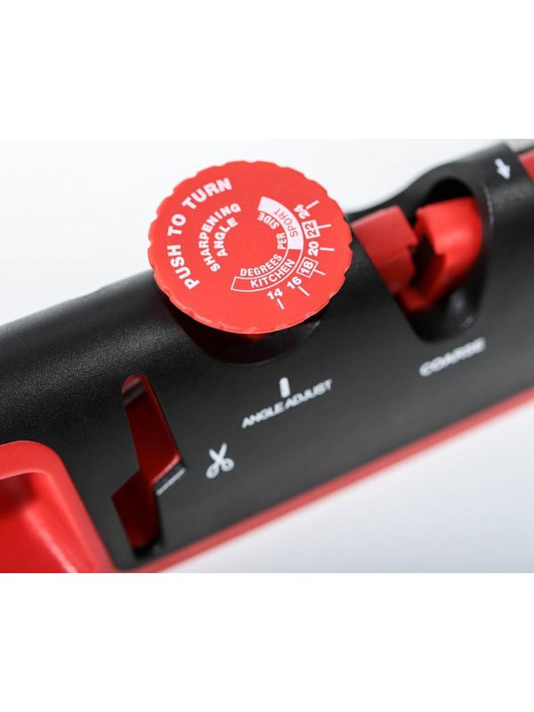 Точилка Hi-tech, 4 в 1, с регулятором угла заточки, цвет МИКС