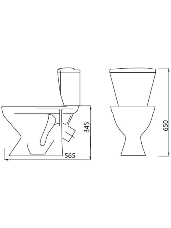 Унитаз компакт ЛЗСФ 