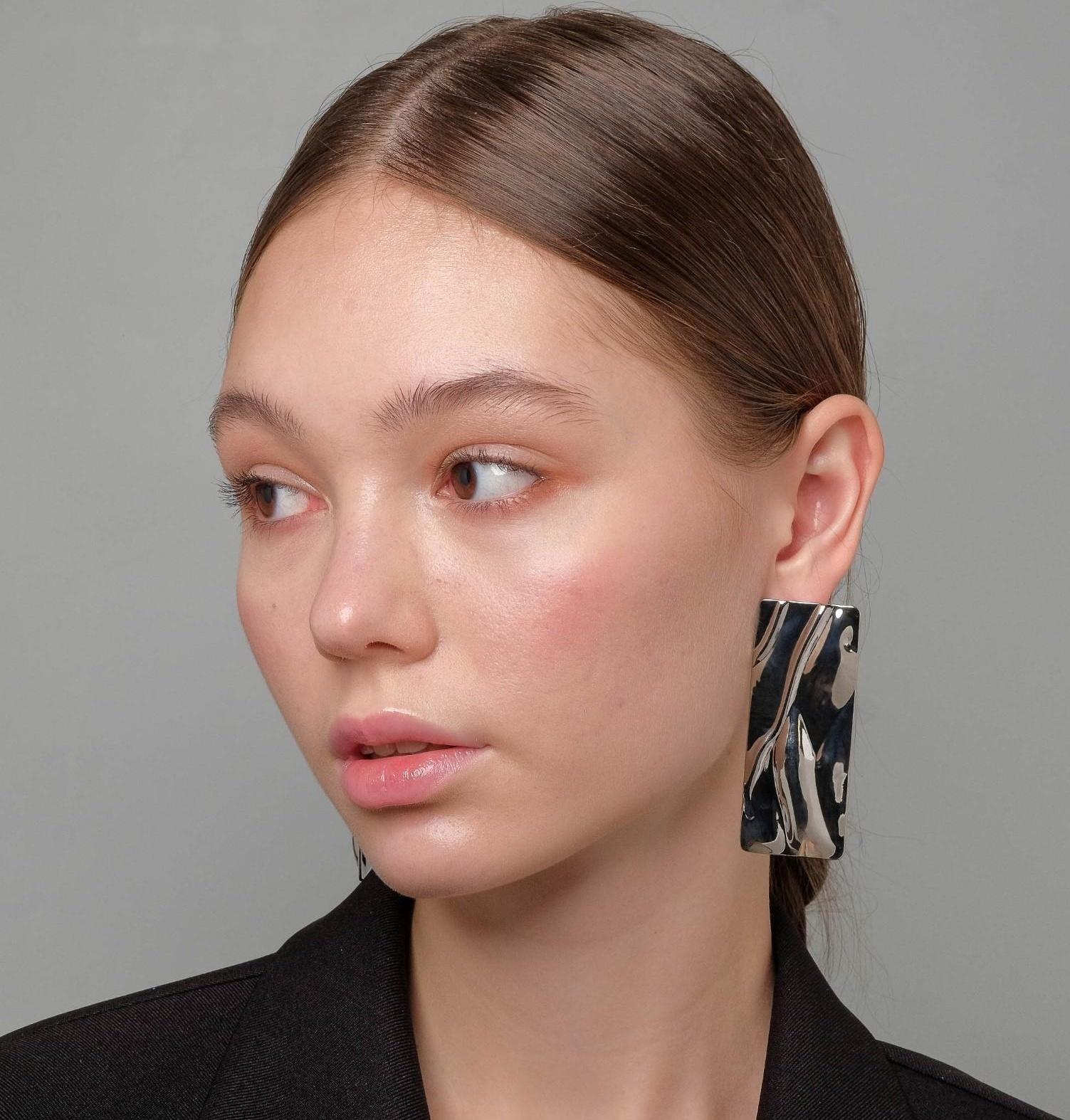 Серьги металл 