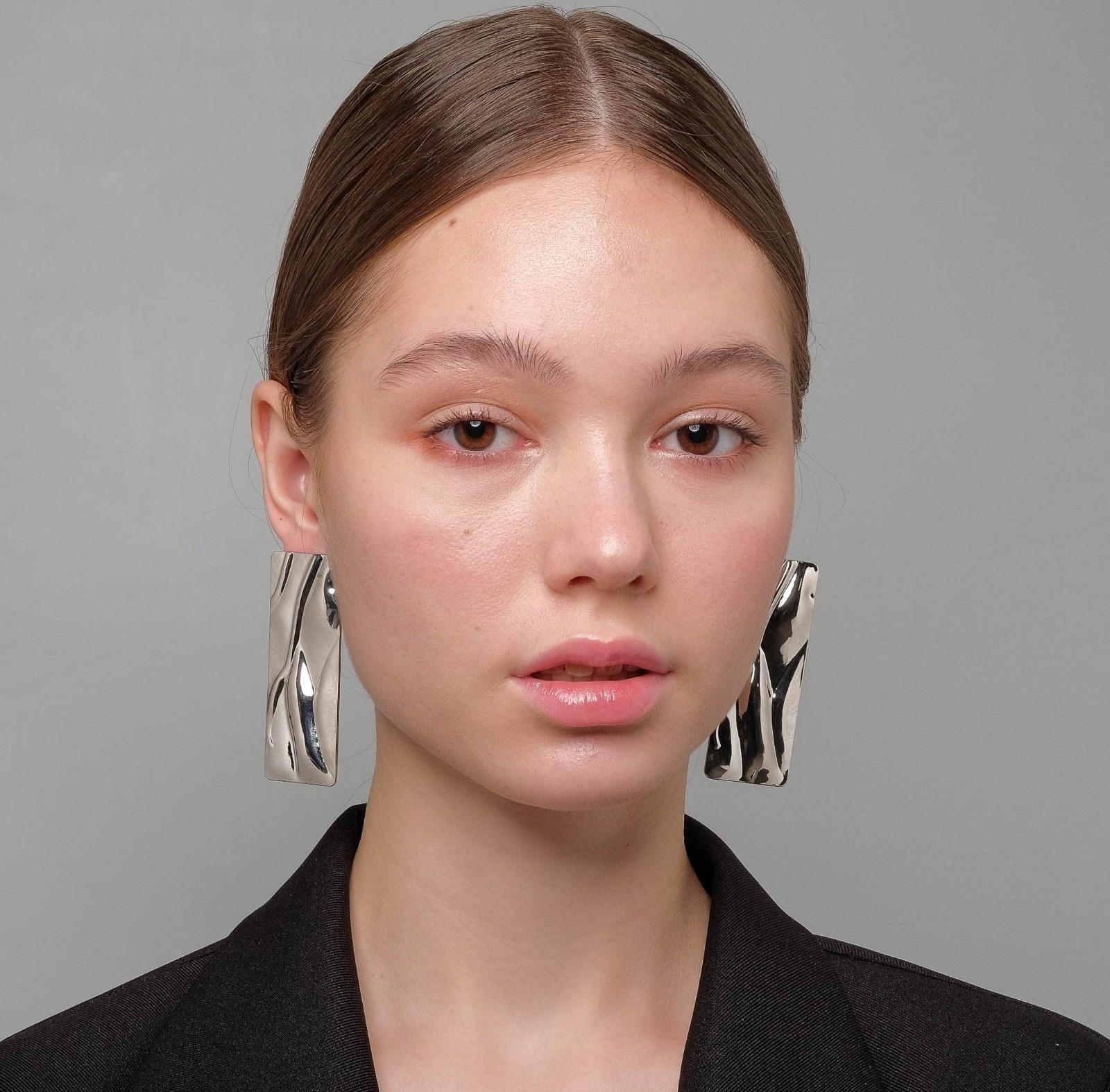 Серьги металл 