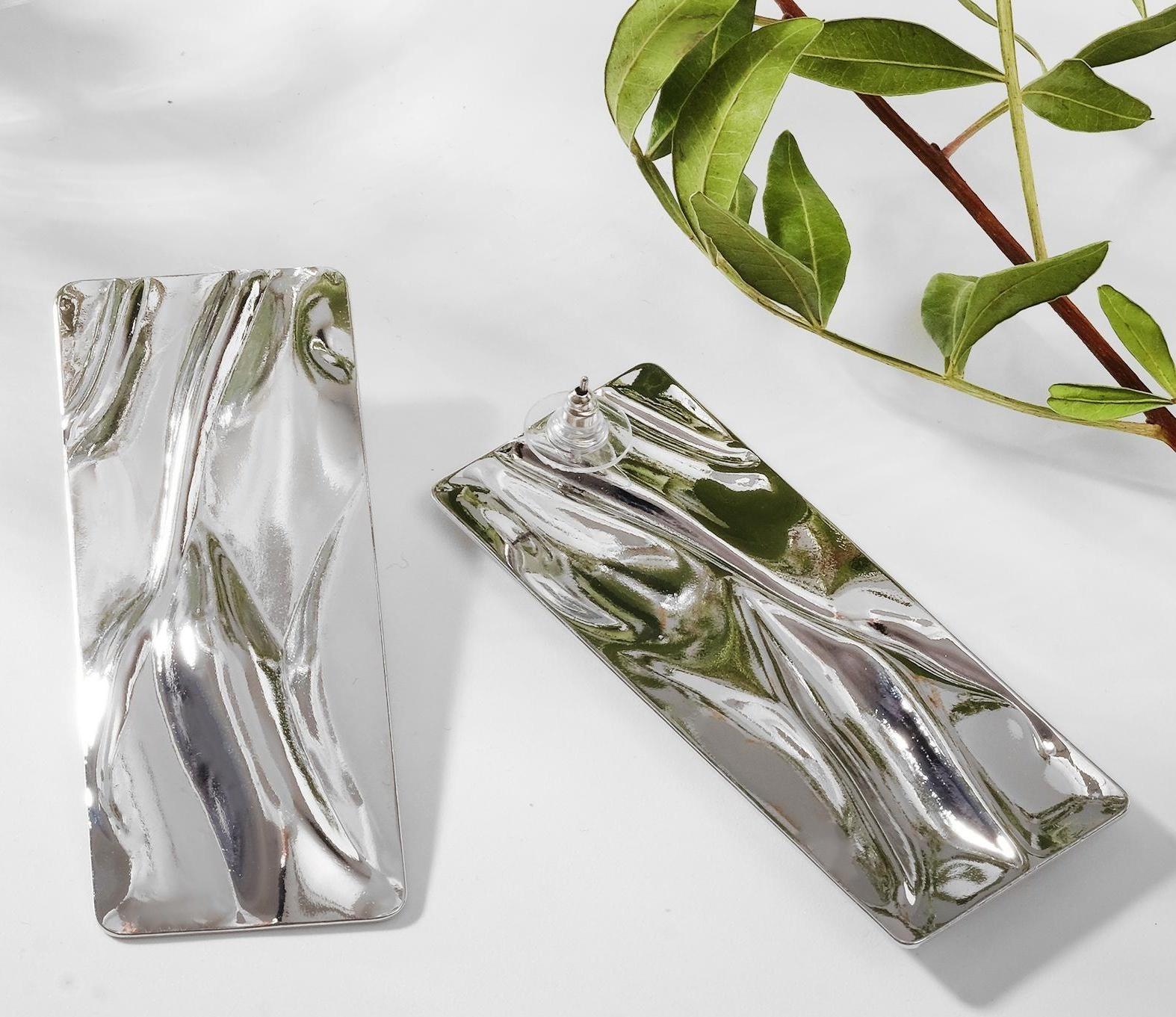 Серьги металл 