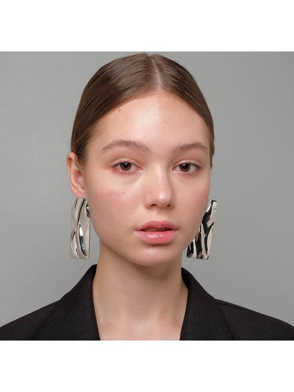 Серьги металл 