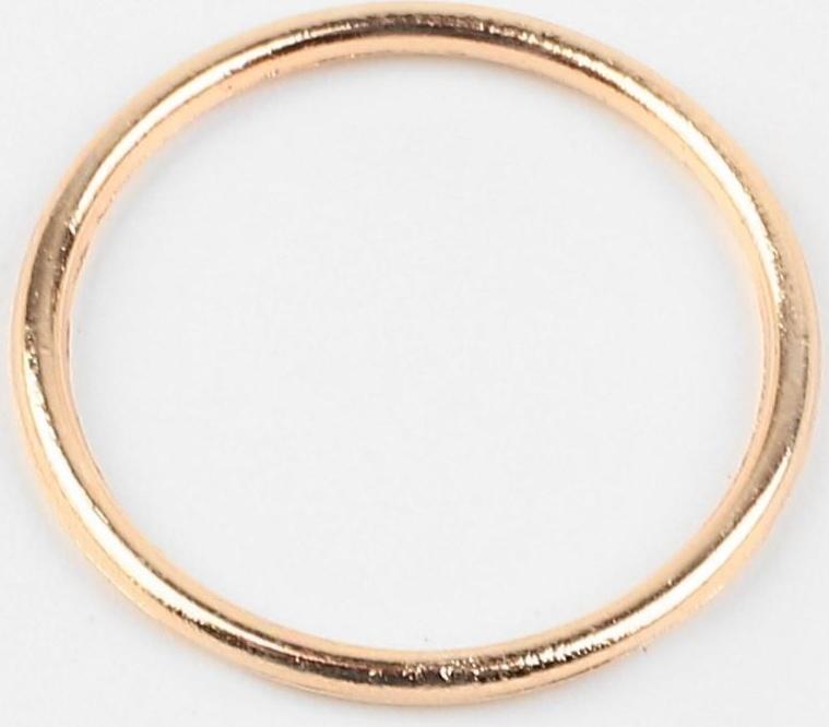 Кольцо для бретелей, металлическое, 15 мм, 20 шт, цвет золотой