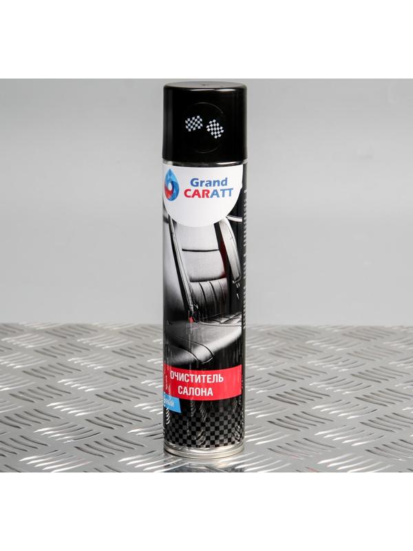 Подарочный набор для ухода за авто Grand Caratt, набор автохимии: силиконовая смазка 400 мл, полироль пластика 400 мл, очиститель салона 400 мл, чернитель шин 400 мл + микрофибра