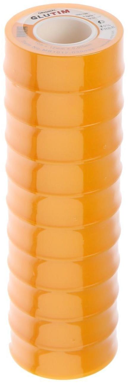 Лента ФУМ TIM MB1012-030gas, для газа, 12 мм х 0,075 мм х 10 м